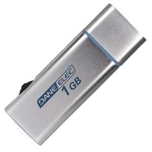 Dane Elec 1GB USB Flash Jump Pen Drive w/ Player New  