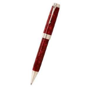  Conway Stewart Sterling Silver Duro Ballpoint Pen Flame 