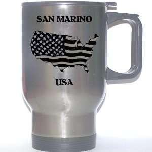  US Flag   San Marino, California (CA) Stainless Steel Mug 