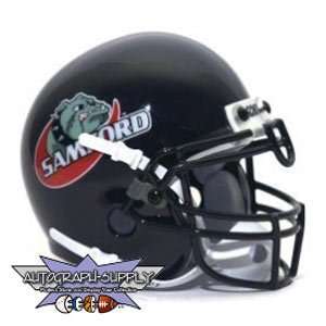  Samford Bulldogs Authentic Mini Helmet (Quantity of 6 