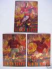LOT of 3 SOCCER CARDS FUTERA RE​D HOT MANCHESTER UNITED 