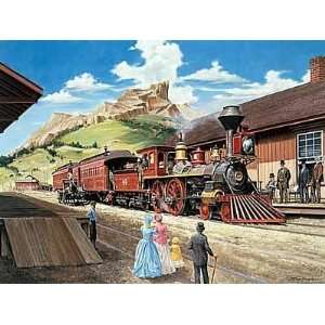  Wild West Train Jigsaw Puzzle: Toys & Games