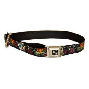  Buckle Down Death Before Dishonor Black Large 15 26 Dog 