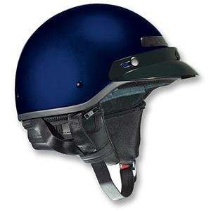    Vega XT Half Helmet   Medium/Deep Blue Metallic Automotive
