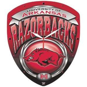    Arkansas Razorbacks High Definition Clock: Sports & Outdoors