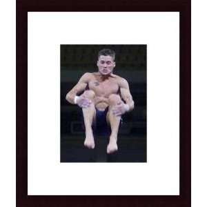  Wood Framed Print   Blaine Wilson _ Gymnastic Superstar   Artist 