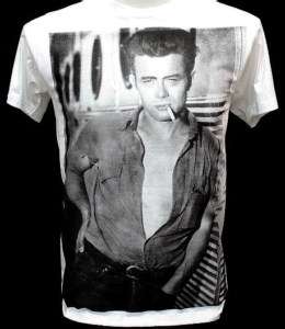 JAMES DEAN Vintage Movie Actor Icon Rock T Shirt L  