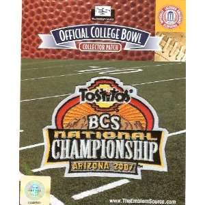   BCS Championship Patch   Florida over Ohio State