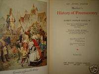 1898 MASONIC HISTORY of FREEMASONRY ROSICRUCIAN OCCULT  