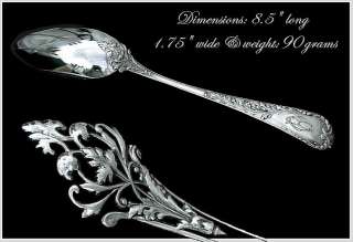 Alphonse DEBAIN Antique French Sterling Dinner Forks & Spoons for 12 