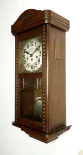 Antique German Junghans Westminster chime wall clock at 1910  