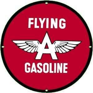  Flying A Gasoline Sign   Gas Sign Collector Patio, Lawn 