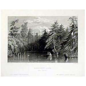  Bartlett 1839 Engraving of Barhydts Lake