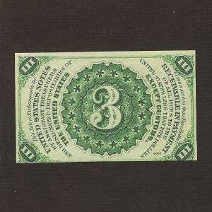 COPY of US CURRENCY 1864 3 CENT FRACTIONAL Paper Money  