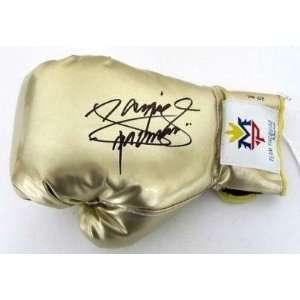 Manny Pacquiao Autographed Gold Team Pacquiao Boxing Glove SI/Proof 