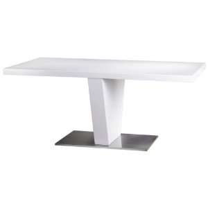  Bellini Imports Iconic White Dining Table