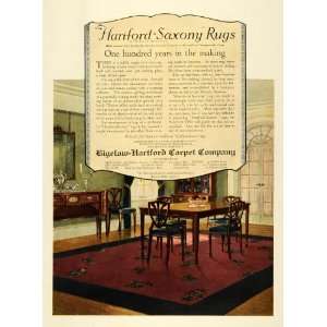  1925 Ad Bigelow Hartford Saxony Floor Rugs Home Decor 