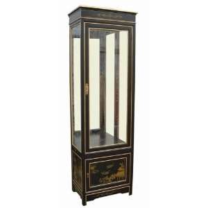 Elegant Furniture Oriental Cabinet / Curio w. 2 Shelves  
