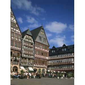 Outdoor Cafes in the Romer Area, Frankfurt Am Main, Germany, Europe 