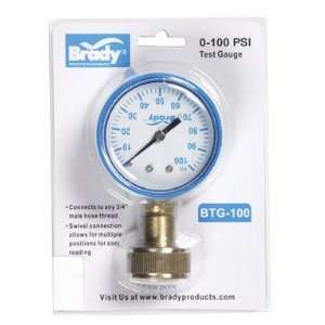  2 each: Brady Water Pressure Gauge (BTG0 100): Home 