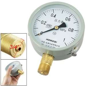   Hand Round Dial 0 1 Mpa Air Water Pressure Gauge: Home Improvement
