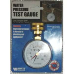 : Water Pressure Test Gauge   Hose Connection Guage for testing Water 