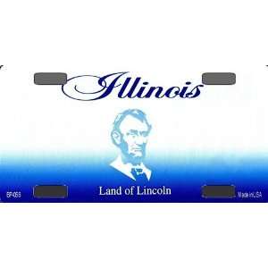 : Illinois State Background Blanks FLAT Bicycle License Plates Blanks 