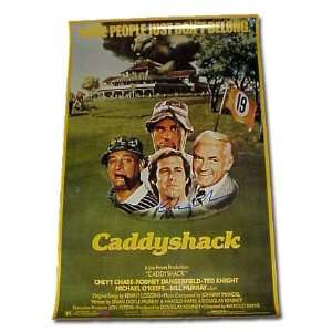  Chevy Chase Signed Caddyshack Movie Poster
