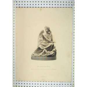   Print View Statue Guardian Angel Roffe Engraved: Home & Kitchen