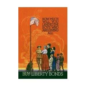  Buy Liberty Bonds 12x18 Giclee on canvas: Home & Kitchen