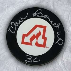  Dan Bouchard Atlanta Flames Autographed Hockey Puck 