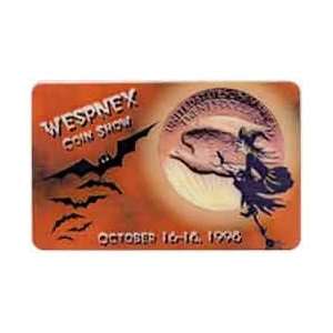 Collectible Phone Card: 5m WESPNEX Coin Show (10/98) $20. Gold Eagle 