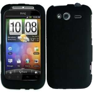  For At&t HTC Marvel Wildfire S Accessory   Black Hard Case 