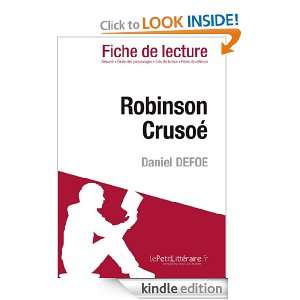 Robinson Crusoé de Daniel Defoe (Fiche de lecture) (French Edition 