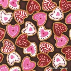   Heart Cookies by Robert Kaufman Fabrics: Arts, Crafts & Sewing