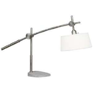  Rico Espinet Miles Boom Brushed Nickel Desk Lamp: Home 