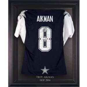 Mounted Memories Dallas Cowboys Troy Aikman Black Hall of Fame Jersey 