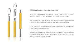 SGP Stylus Pen Kuel H10 iphone4/ipad/i9100 Yellow  
