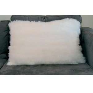  16 x 24 Sheepskin Bed Pillow   Ivory (Ivory) (16H x 24 