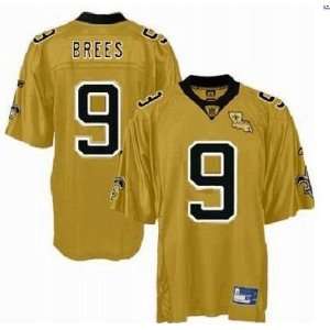  New Orleans Saints NFL Jerseys #9 Drew Brees GOLD 