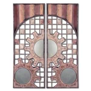  Torque Wall Panels, Set/2 Abstract Metal Wall Art 13681 By 
