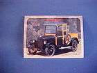 1925 Chevy Model K pickup truck collector card from series  mint brand 