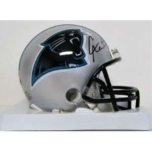 Autographed Cam Newton Mini Helmet   Tri Star   Autographed NFL Mini 