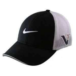  Nike VR 2010 Golf Cap Hat Tour Swoosh Flex Mesh BW L/XL 