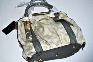 NEW With Tags Ferris & Mor Purse Handbag Light & Dark Gray  