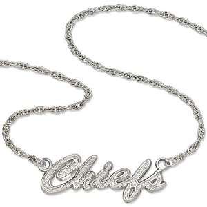  LogoArt Kansas City Chiefs 18 inch Script Necklace Sports 