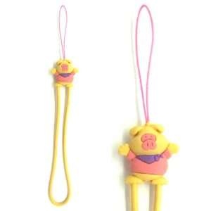 Cbus Wireless Pig Silicone Charm Strap String for iPhone iPod  MP4 