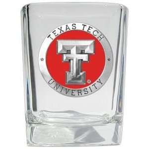  Texas Tech Red Raiders Square Shot Glass: Sports 