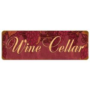  Wine Cellar Food and Drink Vintage Metal Sign