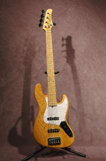 Mike Lull M5V 5 String Bass Natural Gloss Finish  